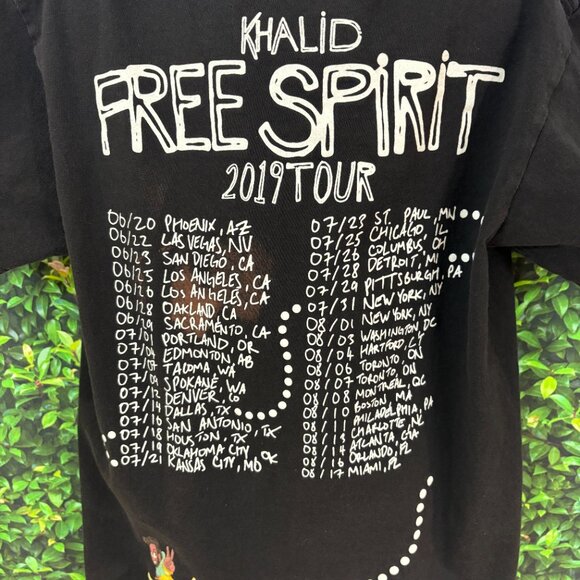 Khalid Free Spirit Tour 2019 T-shirt Size Small Adult Unisex (SKU: 26M) - Picture 3 of 8